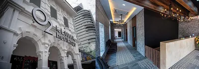 O2 Clinic: O2 Klinik Heritage on Jalan Macalister, facade and reception