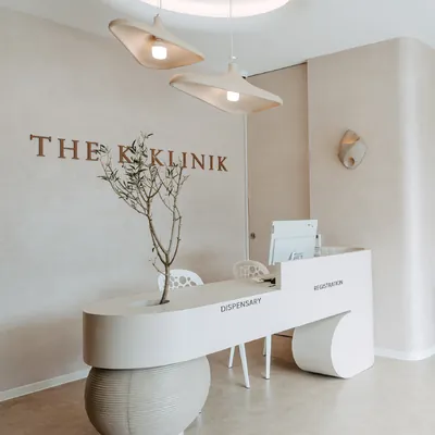 Reception and dispensary counter at The K Klinik, Jalan Kelawai